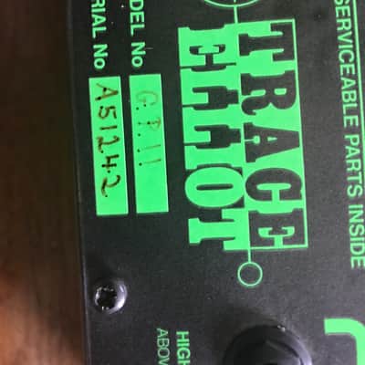 Trace Elliot GP11 MKV 1980's - The Classic Vintage Trace Preamp