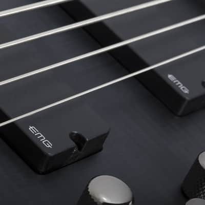 Schecter Stiletto Studio-5 bass in See-Thru Black Satin image 9