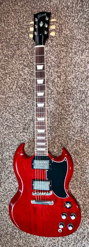 2022 Gibson SG Standard '61 with   Stoptail - Vintage Cherry electric guitar made in the usa ohsc