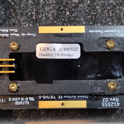 Seymour Duncan Duality Bridge Trembucker 2010s - Reverse Zebra 1106-76-RZ Humbucker Pickup image 6