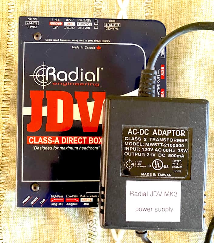 Radial JDV Direct Box DI Active Direct Box • Mk III • Class A image 1
