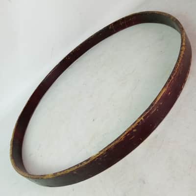Ludwig 17"x1 3/16" Tenor Tom Drum Hoop/Rim Marching Snare Batter Vintage 50s WFL image 2