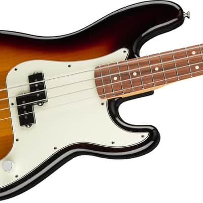 Fender Player Precision Bass Pau Ferro Fingerboard, 3-Color Sunburst image 2