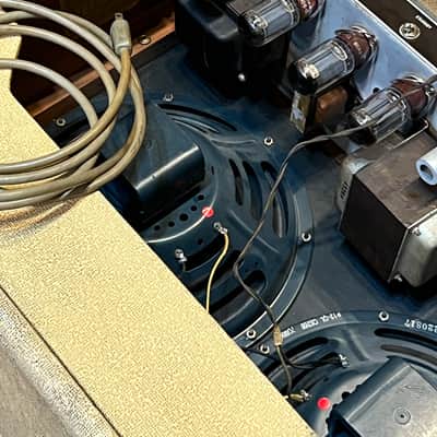 1960 Fender The-Twin "Legendary" Model 6G8-A Blonde 2X12" Combo Amp image 18