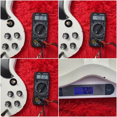 Burny RSG-60 '63 Revival Series - SG Standard - 1988 - White - Original VH-3 Pickups - Made In Japan MIJ image 23