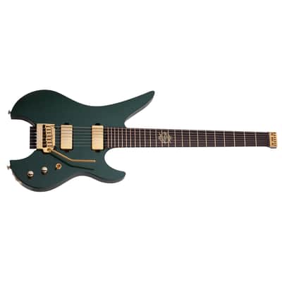 Schecter Synyster Gates Custom-7 TR Signature Headless - Oak Green Metallic image 2