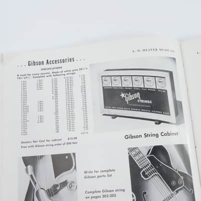 1956 L.D. Heater Catalog Music Company Catalog Gibson, Harmony, Kay, National, Etc. Case Candy image 18