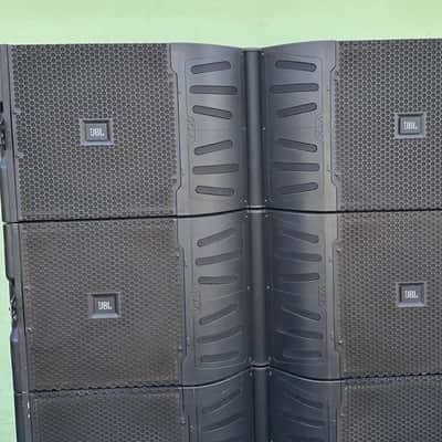 (4) JBL VTX-V25-11 LINE ARRAY W/ TRANSPORT CART AND CROWN AMP RACK (THS) image 3