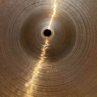 Paiste 2oo2 15" Sound Edge Hi-Hats-Black Label 1978 - Bronze image 7