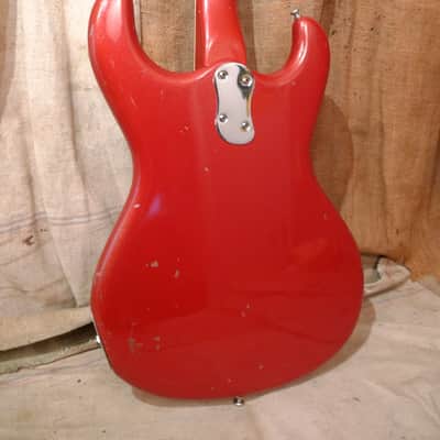 Mosrite Model 88 1988 Sparkle Red image 9