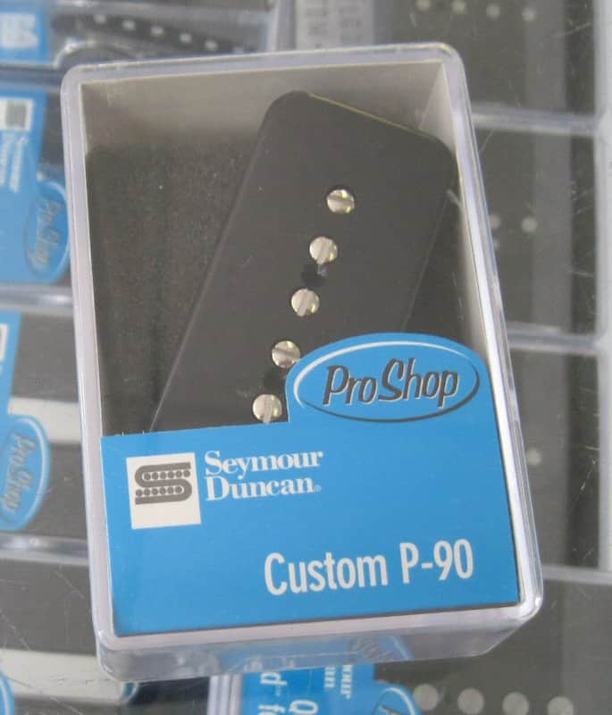 Seymour Duncan Custom P90 Soapbar Neck Black SP90-3n image 1