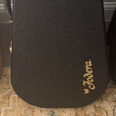 Fodera Imperial Elite 5 – Redwood Burl Top / Walnut Body – Excellent Condition (Home Studio Only) image 12