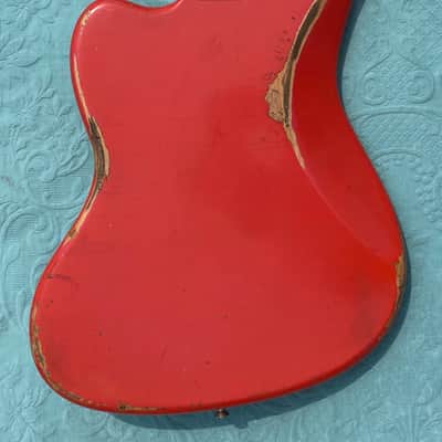 Fender Jazzmaster 1963 - Fiesta Red Matched Head Custom Color image 16