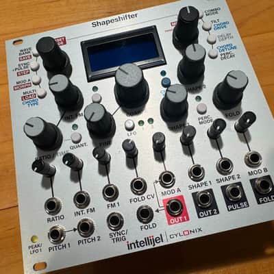 Intellijel Cylonix Shapeshifter Dual Wavetable VCO Eurorack Synth Module 2015 - Present - Silver image 1