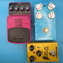 ⚡️🩷🔵 3 pedals! TC Electronic Zeus + Behringer HM300 + Caline Pure Sky