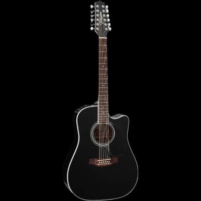 Takamine - EF381SC 12 String - Black Acoustic/Electric image 3