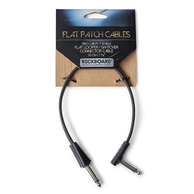 Looper Switcher Nearfield Pedal Cable Kit - RockBoard Flat ST-RA Cables (2×20cm, 2×40cm) image 4