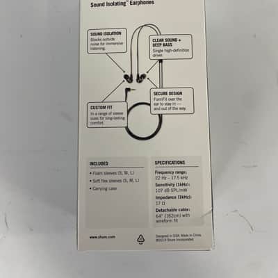 Shure SE215 Single Driver In-Ear Monitors, Black image 4