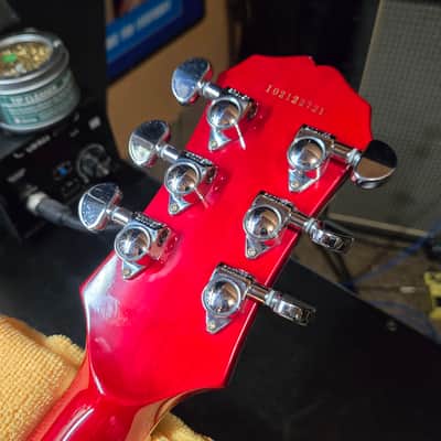 2002 Epiphone Ace Frehley Signature Les Paul 1997 - 2006 - Heritage Cherry Sunburst image 12
