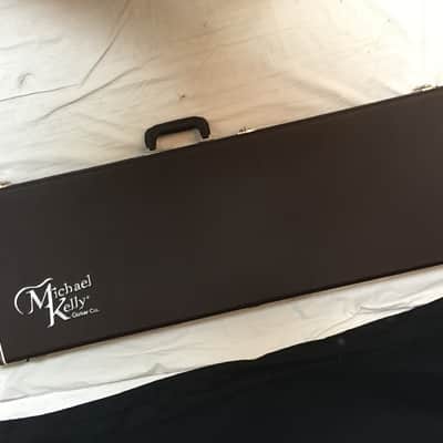 Michael Kelly Electric Bass Guitar Case - Brown Hard Shell NEW old stock NOS image 1