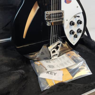 Rickenbacker 330/12 JG, 330 JetGlo 12-String Hollowbody Guitar, w/HSC image 5