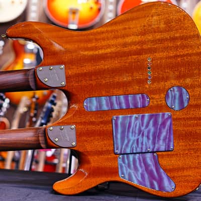 ESP Custom shop Hiend Spec Snapper CTM double Neck  2019 Custom color image 13