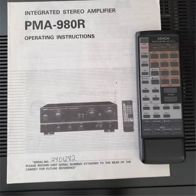Denon PMA-980R 1992 Integrated Amplifier 90 wpc Pure Analog, ~ MINT and Complete ~ Rare and Special! image 12
