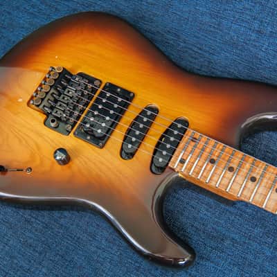 Music Works Super Strat - Jim Foote late 80-s Sunburst image 4