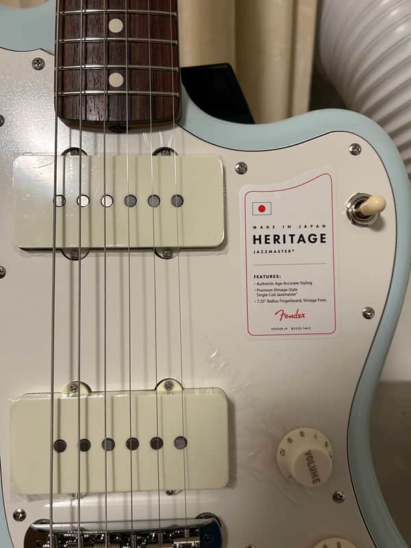 Fender Japan Heritage 60s Jazzmaster 2023 - Sonic Blue | Reverb