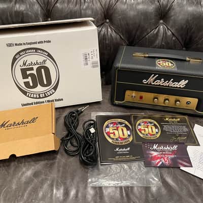 Marshall JMP1-H 50th Anniversary 1-Watt Guitar Amp Head image 1