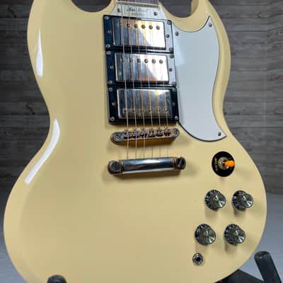 Epiphone G-400 Les Paul Custom - 2009 - Antique Ivory image 2