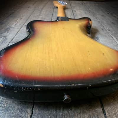 1969 Fender Jazzmaster in Sunburst finish and hard shell case image 6