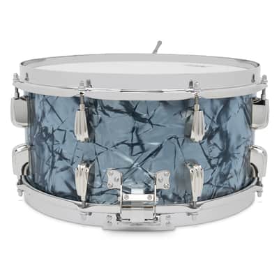 Slingerland Radio King Snare Drum, 7x14", Black Diamond Pearl image 4