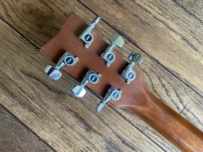 1980s Yamaha FG-350D Acoustic Dreadnought Guitar Natural Nippon