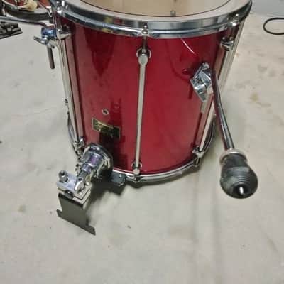 Mapex Mars Series Floor Tom Kick Drum Retro fit 16 x 16 - Red Sparkle image 2