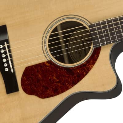 Fender Classic Design CC-140SCE Concert Natural Electro Acoustic Guitar & Case image 4
