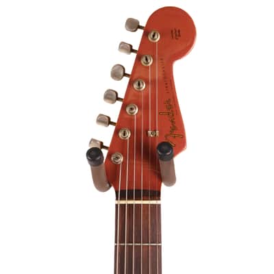 Fender 1991 ST-62 Stratocaster Reissue MIJ Burgundy Mist Metallic Matching Headstock image 9