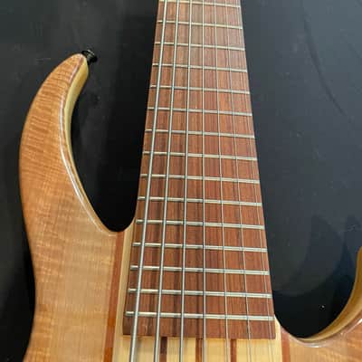 IYV IBSY-700 Natural Finish 7-String Bass - BEAUTIFUL WOOD image 8