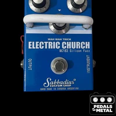 Sabbadius Electric Church BC183 Silicon Fuzz 2019 - Present - Blue - X18340 image 2