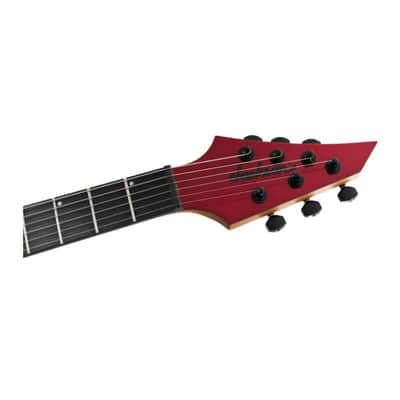 Jackson Pro Plus Series Signature Misha Mansoor Juggernaut HT6 6-String Right-Handed Electric Guitar with Poplar Body and Ebony Fingerboard (Red Crystal) image 5