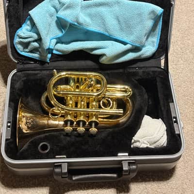 Carol Brass CPT-3000-GLS-L Pocket Trumpet Lacquer image 4