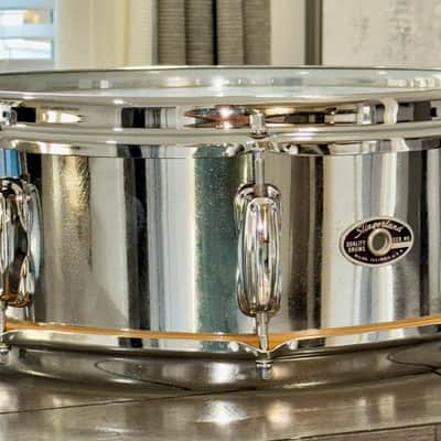 Slingerland Festival snare drum with case and accessories 70s - chrome image 3