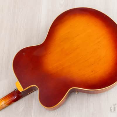1970 Gibson L-5 CES Vintage Electric Archtop Sunburst w/ T Tops, Case image 17