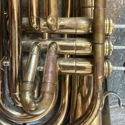 Bach brand Marching Baritone Horn with  mouthpiece, Made in USA image 5