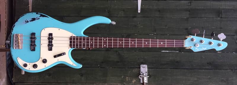 Recaster Bombora Bass relic Daphne Blue surf bass image 1