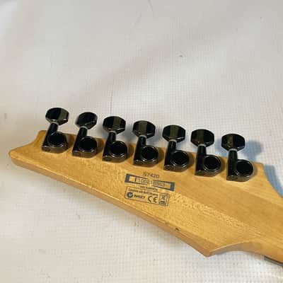 2010's Indonesian Ibanez S7420 Loaded 7 String 24 Fret Guitar Neck Floyd Ready image 21