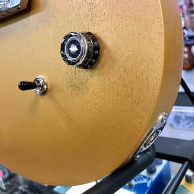 PRS SE CE24 Standard Satin Stoptail Electric, Satin Metallic Gold with Gig Bag image 5