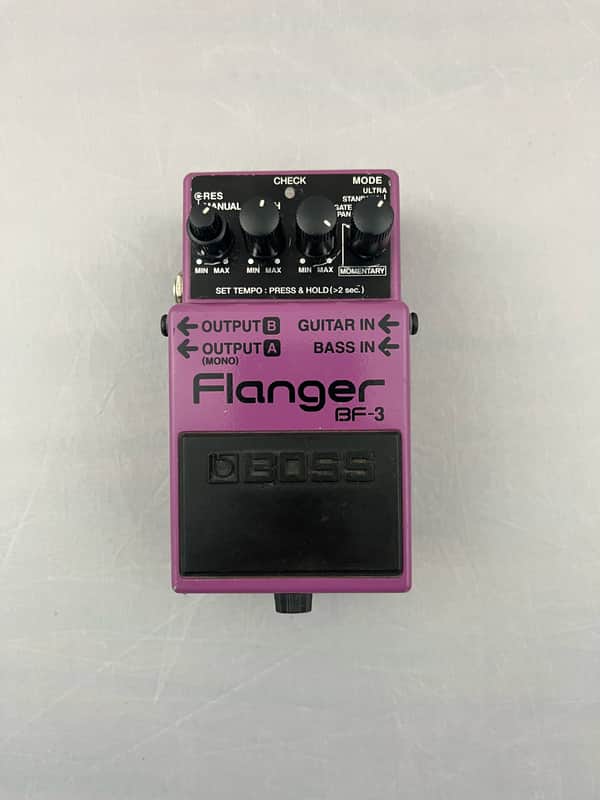 Boss BF-3 Flanger (Dark Gray Label) 2002 - Present - Purple image 1