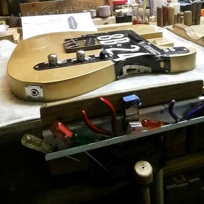 The 'TEX-Caster' Road-Warrior, One Very Cool 'Custom-Build', Solid Ash 'Hot-Rod' Body, Telecaster Electric Guitar, just looking for a 'Bitchin' ride... image 22