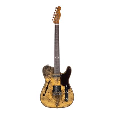Fender Custom Shop Artisan Buckeye Double Esquire NOS - Aged Natural image 2